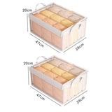 Carvallo Kläders Organiser | Transparent PVC Förvaringslåda | Med Metallram & Dammskydd | Fällbar & Vattentät Carvallo