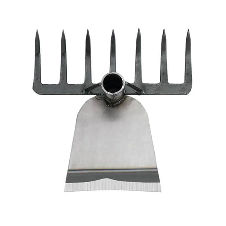 Carvallo Trädgårdsrake & Hacka | 2-i-1 Ogräsborttagare | Tung belastning | För rabatter & gräskötsel Carvallo