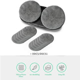 Carvallo-Mop-Pads GlassPurex | Tvättbar & Återanvändbar | Kompatibel med HUTT DDC5/DDC55 Fönsterputsare | Mikrofiber-Rengöringsdukar Carvallo