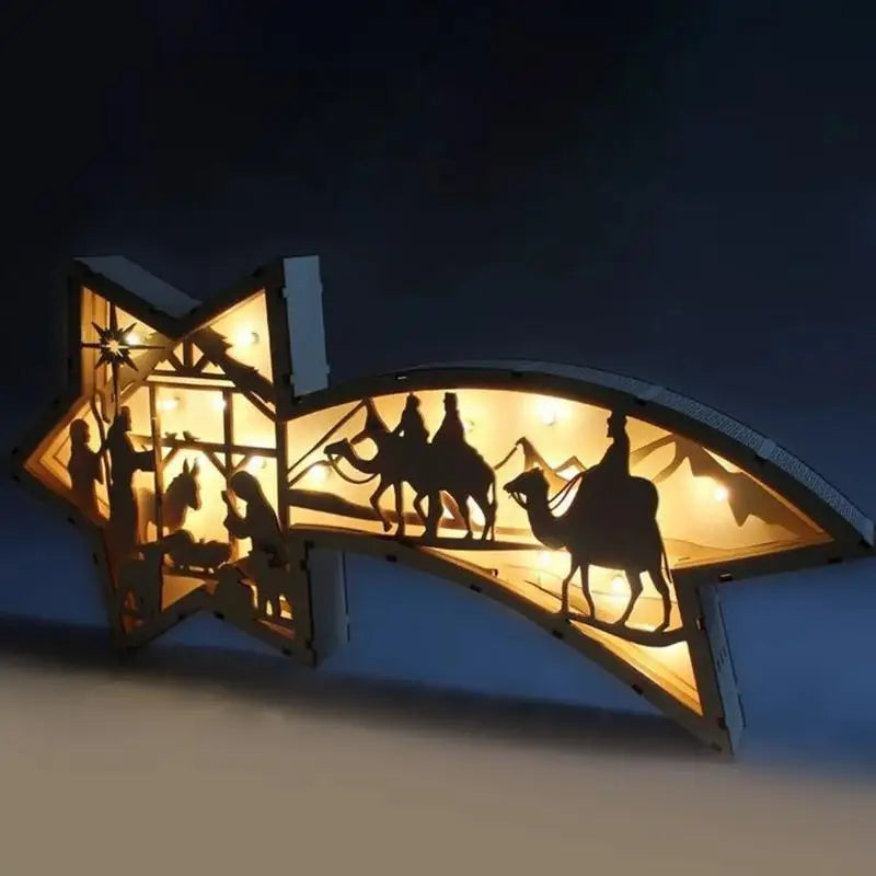 Carvallo - Elegant stjärnljus med invecklat laserskuret design Carvallo