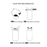 Carvallo Vattentäta packpåsar 8L / 40L / 70L | Ultralätta & Hållbara | För kajak, båt, camping & utomhusresor Carvallo