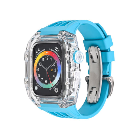 Apple Watch genomskinligt fallband-Phone Accessories-Hemnix-Blå-44mm-Hemnix