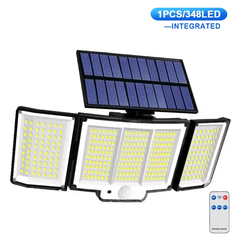 Carvallo-Vägglampa LumoGuard 318LED | Rörelsesensor & 3 Ljusstyrkor | IP65 Vattentålig för Trädgård, Terrass & Staket Carvallo