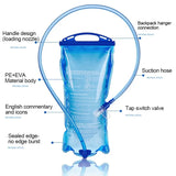 Carvallo Vätskesystem 1.5L/2L/3L | Med slang & dammskydd | BPA-fri & läckagesäker | För ryggsäck, vandring & utomhus Carvallo