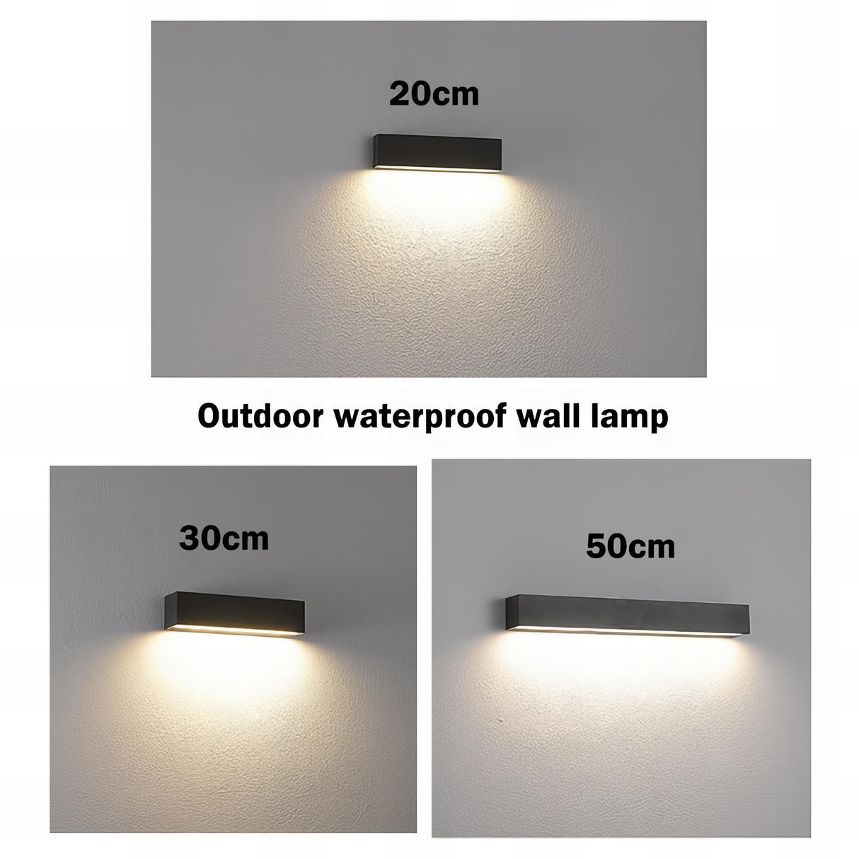 Uriah - Tunn Rand LED Modern Utomhus Vägglampa IP65 Carvallo