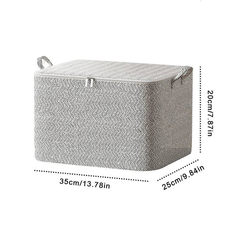 Carvallo VarioFold | Dammtätig & med fönster | Stor kapacitet | Textilförvaringsbox Carvallo