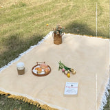 Boho Picknickfilt med fransar Carvallo