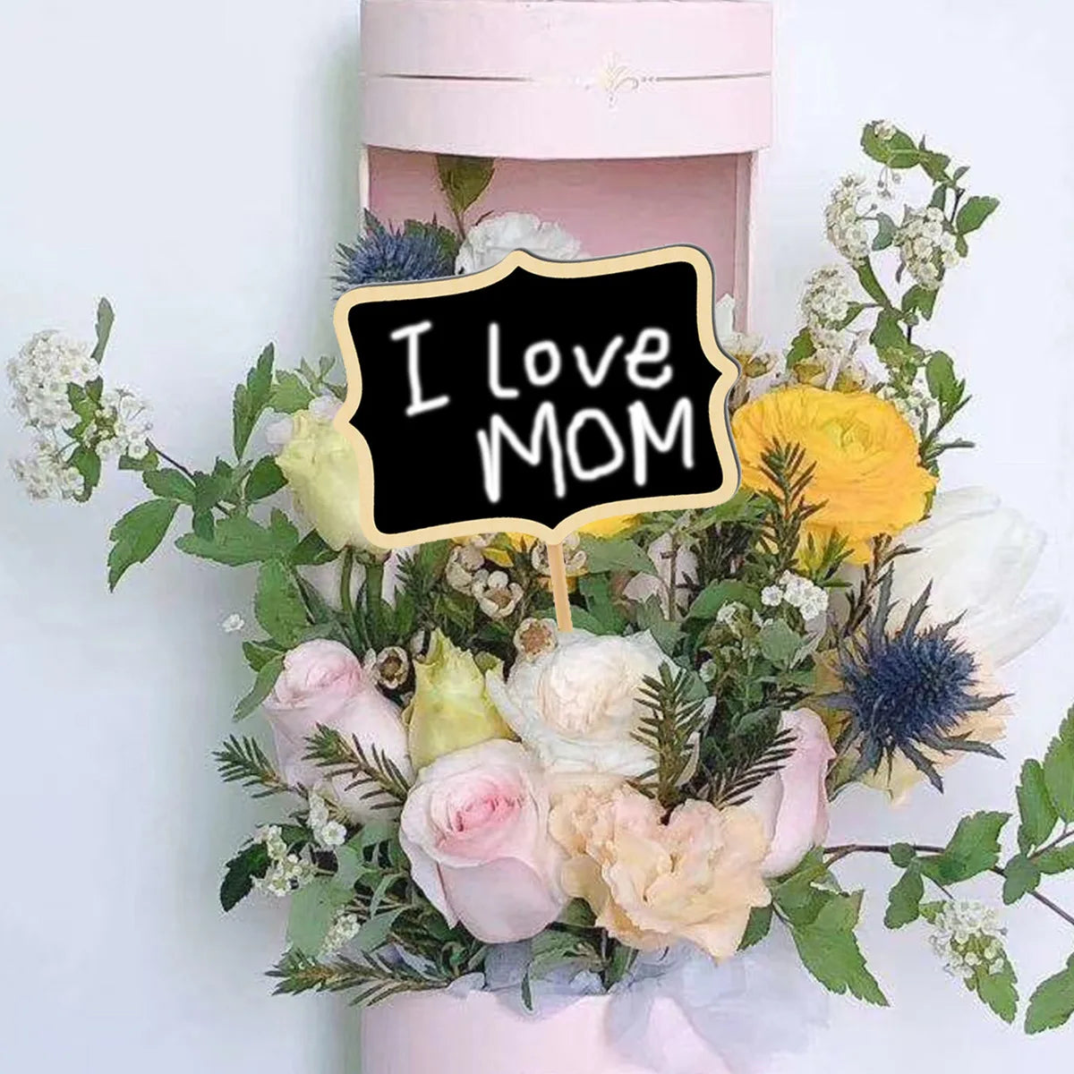 Carvallo GreenNote Wood | 10-pack tavlor av trä | Återanvändbara trädgårdsmarkörer för rabatter, krukor & balkong Carvallo