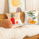 Carvallo – Jacquard Kuddöverdrag med Fina Solrosmönster Carvallo