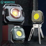 Carvallo Arbetslampa LED 1500 Lumen | Återuppladdningsbar & Magnetisk | Steglös Dimbar | IP66 Vattentät Carvallo