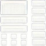 Carvallo Organizer Set | 18-delar | Transparent & Mångsidig | OrdixClear® Förvaringssystem Carvallo