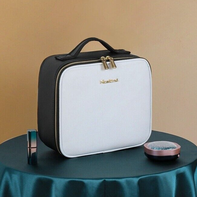 Bärbar LED Sminkväska-Beauty-Hemnix-Vit-Hemnix