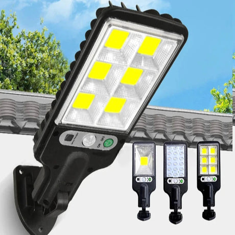 Carvallo - Solcellsdriven LED Vägglampan Med Rörelsesensor För Utomhusutrymmen Carvallo