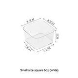 Carvallo Transparent förvaringslåda i plast | Stapelbar & klar | För smycken, smink & kontorsmaterial Carvallo