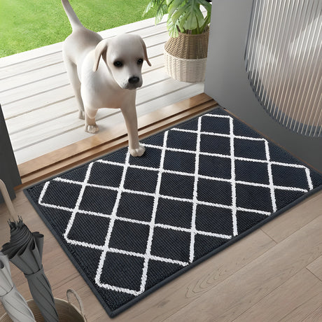 Randig entrématta - halkfri och smutsavvisande | Perfekt för inomhusbruk Carvallo