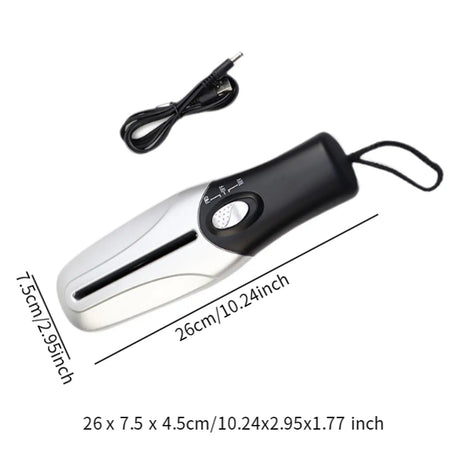 Carvallo Mini Pappersförstörare | Bärbar & USB-driven | För A4/A6 Papper | Tyst & Kompakt Carvallo