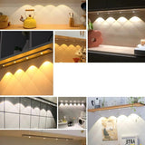 Royelux Rörelsesensor LED Skåplampa – Ultra-tunn, USB-laddningsbar och dimbar Carvallo