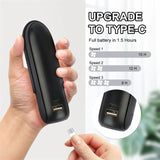 Carvallo 3i1 Mini Fläkt | Handfläkt med Powerbank & Ficklampa | Fällbar, Tyst & Barnsäker – USB uppladdningsbar Carvallo