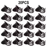 Carvallo Orchid | 20-pack växtklipp för orkidéer & klätterväxter | Återanvändbar & UV-beständig | I grönt eller kaffebrun Carvallo