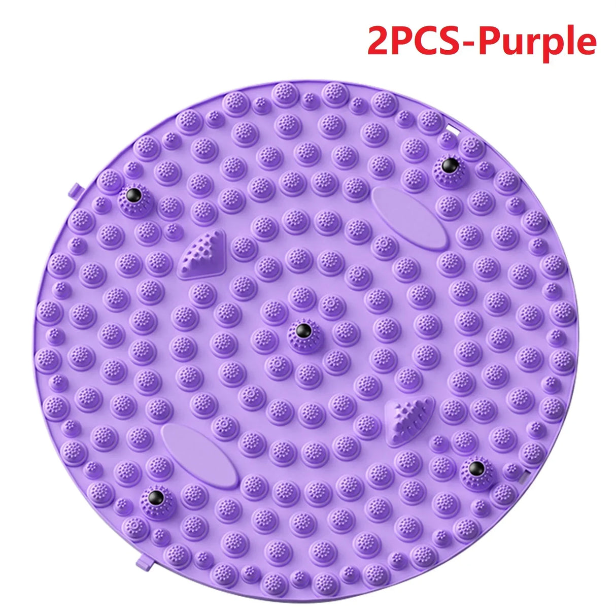 Carvallo StepBalance fotmassage akupressur fotmassage-matta 35 cm | Magnetisk & Bärbar | För avkoppling & muskelstimulering | 1 eller 2 stycken Carvallo