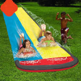 Carvallo Vattenslides | Uppblåsbar Vattenslides med Sprinklerfunktion | För Trädgård & Utomhus | Sommarlek för Barn Carvallo