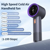 Carvallo-Luftare AirVento | Bärbar klimabrisfunktion | 6 rotorbladen & 199-stegs intensitetsreglering | Kompakt & Lätt Carvallo