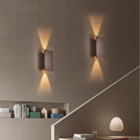 Vägglampa Modern Metall Rektangulär LED Inomhus Carvallo