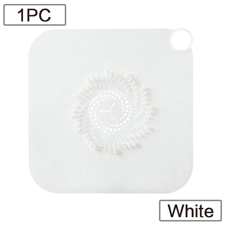 Carvallo Silikonavloppssil för håravstängning | Halkfri hårfångmatta för dusch, bad & kök – 28×28 cm Carvallo