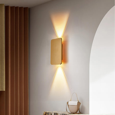 Vägglampa Modern Metall Rektangulär LED Inomhus Carvallo