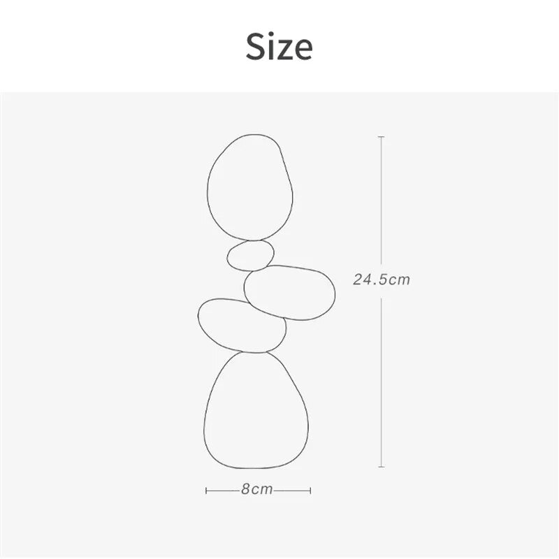 Zen Harmony träskulptur – modern minimalistisk inredning för ett lugnt utrymme MILA Sverige
