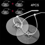 Carvallo Anti-Kipp Fäste Set 4-delat | Justerbar & Självhäftande | För hyllor, skåp & byråer Carvallo
