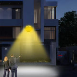 Carvallo Solarlampa Vägg utomhus med rörelsesensor | 5 ljuslägen | Intelligent ljusstyrning & Infraröd sensor | Vattentät Carvallo