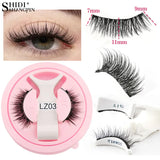 Carvallo Vipper MagneLure Set | 1 Par Återanvändbara Fake Lashes + Carvallo Pincett | Hantverk & Naturlig Carvallo