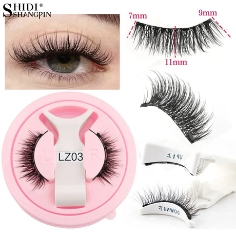 Carvallo Vipper MagneLure Set | 1 Par Återanvändbara Fake Lashes + Carvallo Pincett | Hantverk & Naturlig Carvallo