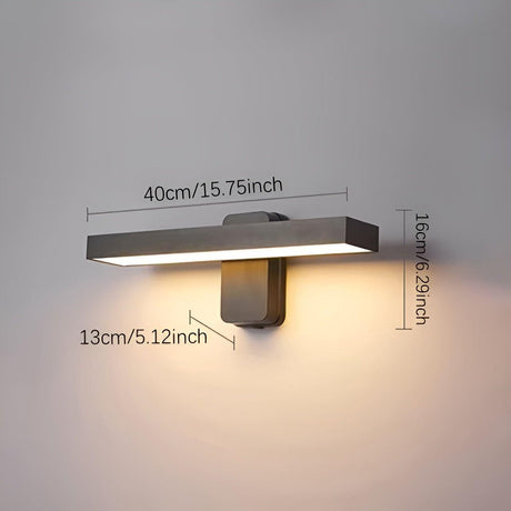 AquaGuard Light - Vattentät Roterande LED-vägglampa Carvallo