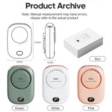 Carvallo Mini-fläkt | 3-stegs turbo | LED-display & batteri 2000 mAh | kompakt & uppladdningsbar Carvallo