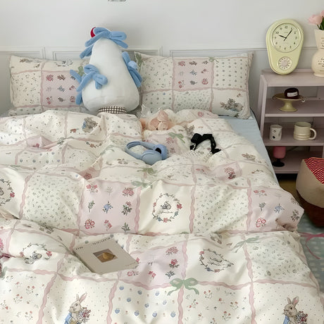 CherryBliss Sängkläder Set – Elegant sängkläder set med madrasskydd Carvallo