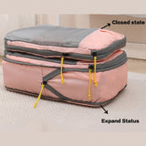 Carvallo Researrangör Set | Kompressionspåsar för kläder & kosmetik | Platsbesparande & rivfast | Oxford-tyg Carvallo