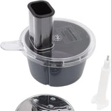 Carvallo Multifunktionellt tillbehörsset för Thermomix TM5/TM6 | Skärrondell, behållare & lock | Diskmaskinssäkert & livsmedelsäkert Carvallo