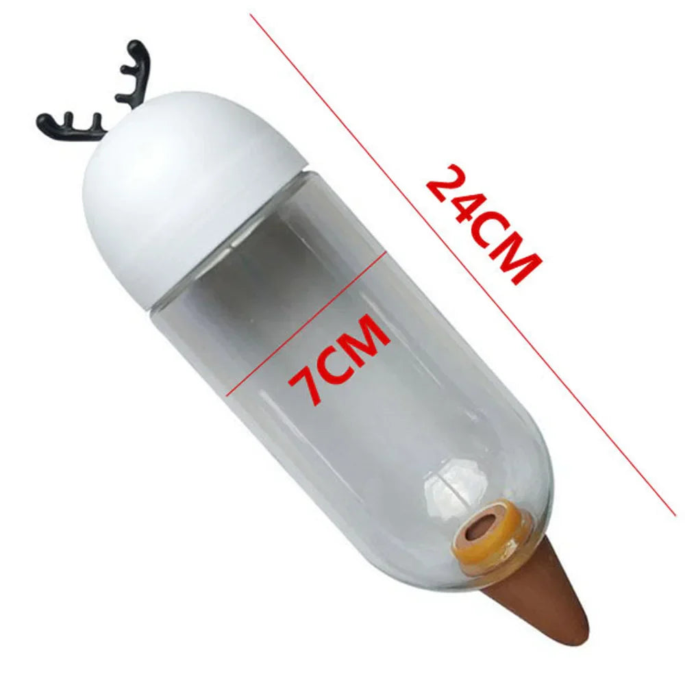 Carvallo Bewässerungssystem AquaPet GardenCare | Droppbevattning för rum- och trädgårdsväxter | 500ml | Älg, Träd & Björn Design Carvallo