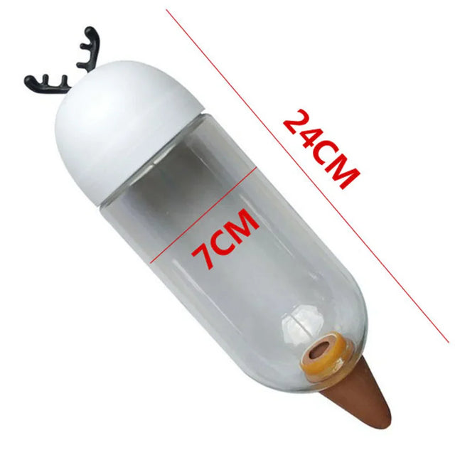 Carvallo Bewässerungssystem AquaPet GardenCare | Droppbevattning för rum- och trädgårdsväxter | 500ml | Älg, Träd & Björn Design Carvallo