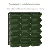 Carvallo Box | Hängande växtlådor för vertikala trädgårdar & blomväggar | Plastbehållare för balkong, staket & trädgård Carvallo