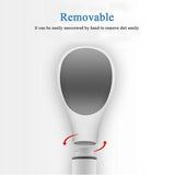 Carvallo Högtrycksduschhuvud med vattensparfunktion | Vit handdusch med filter & standardanslutning – 22×12×7,4 cm Carvallo