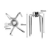 Carvallo Fleischgabeln GrillMeister Pro | 2-pack | Rostfritt stål | För rotisserie & kolgrill Carvallo