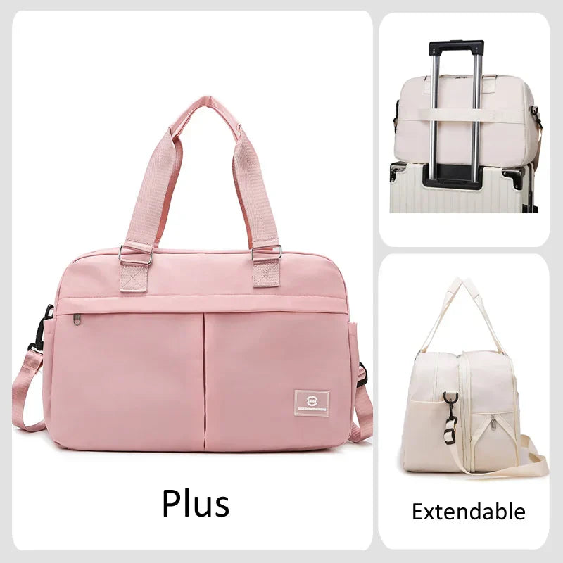 Carvallo Resväska Stor | Utbyggbar & Flerlager | Handbagage & Helgväska | Mycket Förvaringsutrymme Carvallo