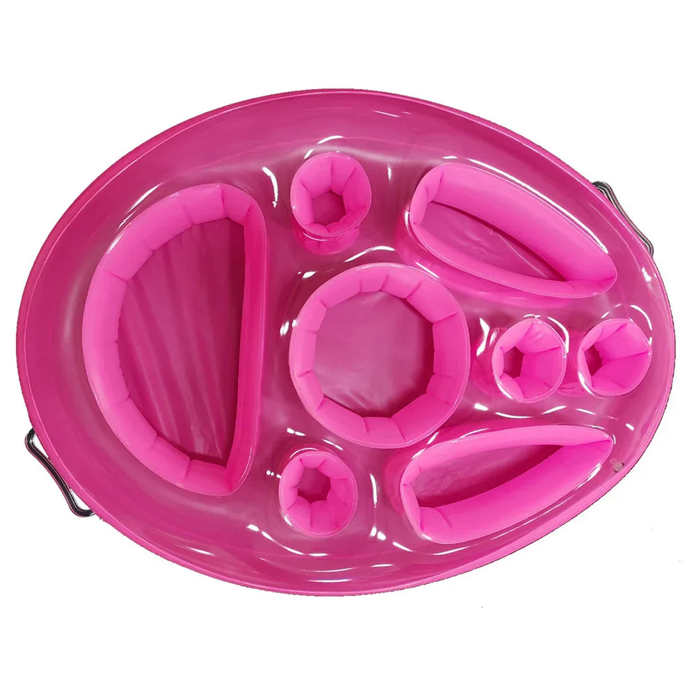 Carvallo | Uppblåsbar dryckeshållare pool | Anti-tipp design | För burkar & flaskor Carvallo