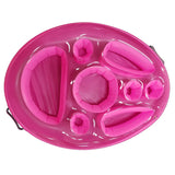 Carvallo | Uppblåsbar dryckeshållare pool | Anti-tipp design | För burkar & flaskor Carvallo