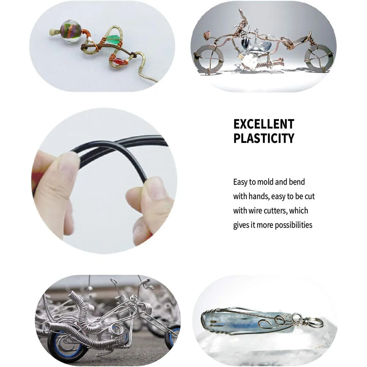 Carvallo Wire | Soft & Malleable | Versatile Usage | Silver-colored Carvallo