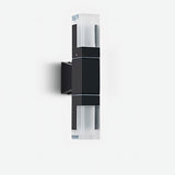 Casen - Utomhus Modern Vattentät Upp/Ner Vägglampa Svart Carvallo