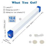 Carvallo LED Rör | Uppladdningsbar campinglampa med magnet & krok | 32/52 cm | Bärbar nödbelysning för utomhus & fordon Carvallo